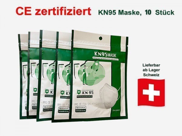 Mundschutz Atemschutzmaske FFP2/KN95 10er VPE